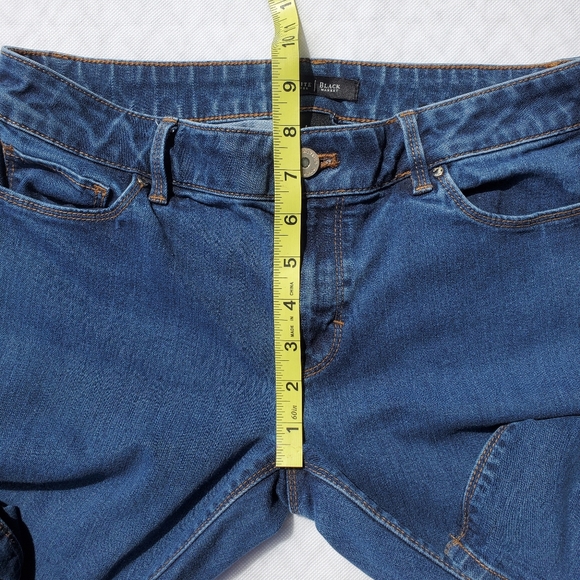 White House Black Market Skimmer Blue Jeans Size 4 - Picture 6 of 11